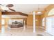 Kitchen with island, granite countertops, and stainless steel appliances at 924 Bunker View Dr, Apollo Beach, FL 33572