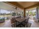Sunroom with seating area, dining table, and scenic views at 2003 Acadia Greens Dr, Sun City Center, FL 33573