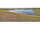 Serene pond view from the backyard of a beautiful home community at 14319 Italia Dr, Wimauma, FL 33598