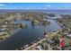 Aerial view of the property and surrounding area at 2311 Brevard Ne Rd, St Petersburg, FL 33704