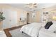 Spacious bedroom with hardwood floors and neutral color palette at 2311 Brevard Ne Rd, St Petersburg, FL 33704
