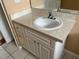 Clean bathroom with a vanity and single sink at 6554 Gentle Ben Cir, Wesley Chapel, FL 33544