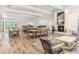 Bright and spacious community room with kitchen and fireplace at 8478 Dunham Station Dr, Tampa, FL 33647