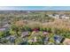 Aerial view of a house located in a neighborhood with many trees at 18214 Stillwell Ln, Tampa, FL 33647