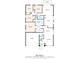 1839 sq ft floor plan, 3 bed, 2 bath home at 22247 Red Jacket Ln, Land O Lakes, FL 34639