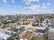 Aerial view of a residential neighborhood near the coast, showing various houses and streets at 440 77Th Ave, St Pete Beach, FL 33706