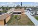 Aerial of home and backyard at 440 77Th Ave, St Pete Beach, FL 33706