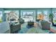 Relaxing covered patio overlooking the water at 635 115Th Ave, Treasure Island, FL 33706