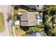 Single-Gathering home with pool and yard; bird's eye view at 6650 Current Dr, Apollo Beach, FL 33572