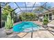 Private backyard oasis with sparkling pool and spacious patio at 6650 Current Dr, Apollo Beach, FL 33572