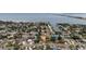 Aerial view of house near the water at 2790 Pinellas Point S Dr, St Petersburg, FL 33712