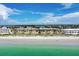 Aerial view of beachfront property and community at 3100 Gulf Blvd # 424, Belleair Beach, FL 33786