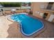 Inviting community pool with ample deck space at 3100 Gulf Blvd # 424, Belleair Beach, FL 33786