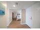 Hallway with access to bedrooms and main living areas at 3100 Gulf Blvd # 424, Belleair Beach, FL 33786