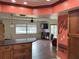 Kitchen with view into living room at 3922 Lake Joyce Dr, Land O Lakes, FL 34639