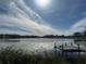 Private lake dock perfect for relaxing and fishing at 3922 Lake Joyce Dr, Land O Lakes, FL 34639