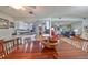 Open concept: Dining room seamlessly connects to kitchen and living spaces at 407 Blackhawk Cir, Sun City Center, FL 33573