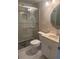 Clean bathroom with a large shower and updated vanity at 515 Cottage Ln, Brandon, FL 33510