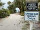 Private beach access for residents only at 6119 Gnarled Oak Ln, Englewood, FL 34223