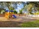 Community playground with swings and playset at 15106 Meadowlake St, Odessa, FL 33556