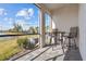 Screened porch overlooking a lake at 2391 Summerlit St, Lutz, FL 33558