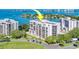 Condo building showcasing waterfront and golf course views at 6 Belleview Blvd # 105, Belleair, FL 33756