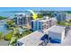 Aerial view of condo building near the bay at 6 Belleview Blvd # 105, Belleair, FL 33756