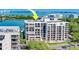Aerial view of condo building near the bay at 6 Belleview Blvd # 105, Belleair, FL 33756