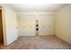 Spacious bedroom with mirrored closet doors and carpet flooring at 4315 Aegean Dr # 110C, Tampa, FL 33611