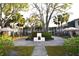 Community courtyard with BBQ and ample seating at 4315 Aegean Dr # 110C, Tampa, FL 33611
