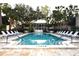 Inviting community pool with plenty of lounge chairs at 4315 Aegean Dr # 110C, Tampa, FL 33611
