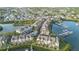 Expansive view of waterfront community and surrounding area at 4338 Spinnaker Cove Ln, Tampa, FL 33615