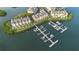 Waterfront community with boat docks and lush landscaping at 4338 Spinnaker Cove Ln, Tampa, FL 33615