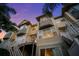 Exterior view of building showcasing multiple units and balconies at 4338 Spinnaker Cove Ln, Tampa, FL 33615