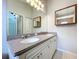 Double vanity bathroom with granite countertop at 8109 N Edison Ave, Tampa, FL 33604