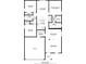 Floor plan showing a 2-story home layout with garage at 8109 N Edison Ave, Tampa, FL 33604