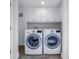 Convenient laundry room with front-load washer and dryer at 1355 Pinellas Bayway S # 23, Tierra Verde, FL 33715