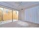 Bedroom with access to a private courtyard at 13635 Twin Lakes Ln # 13635, Tampa, FL 33618