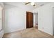 Bedroom with carpet and ceiling fan at 22368 Southshore Dr, Land O Lakes, FL 34639