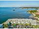 Aerial view of waterfront building at 464 N Paula Dr # 322, Dunedin, FL 34698