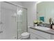 Clean bathroom with shower and vanity at 4919 Pamplona Ct., Wimauma, FL 33598