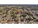 Aerial view of home and surrounding area at 4923 Azalea Dr, New Port Richey, FL 34652