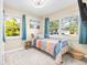 Small bedroom with a daybed and plenty of natural light from two windows at 1010 59Th N Ave, St Petersburg, FL 33703