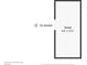 Diagram of a small detached shed in backyard at 1010 59Th N Ave, St Petersburg, FL 33703