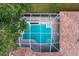 Inviting screened pool with spacious patio area at 10106 Radcliffe Dr, Tampa, FL 33626
