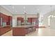 Large kitchen with granite countertops and custom cabinetry at 10106 Radcliffe Dr, Tampa, FL 33626