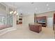 Modern kitchen with center island and stainless steel appliances at 10106 Radcliffe Dr, Tampa, FL 33626
