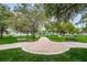 Well-maintained community park with lush green grass, shade trees, and seating at 5524 Kentucky Ave, New Port Richey, FL 34652