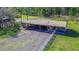 Aerial view of horse stables and property at 8345 Shenandoah Run, Wesley Chapel, FL 33544