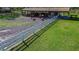 Aerial view of stables and horses at 8345 Shenandoah Run, Wesley Chapel, FL 33544